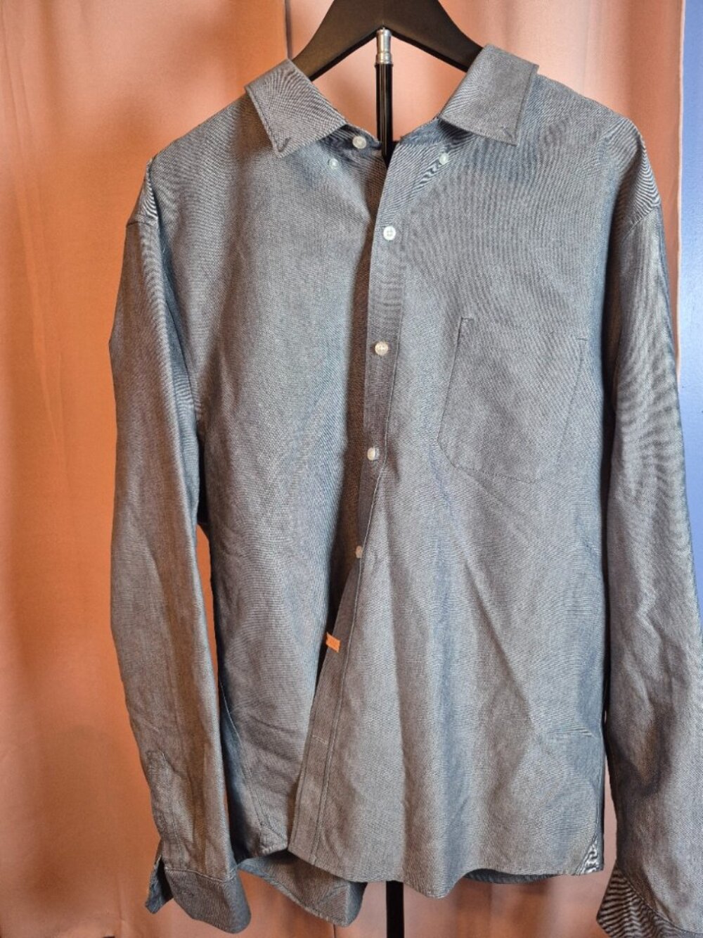 Mack Weldon Men’s XL Gray Button Down Shirt